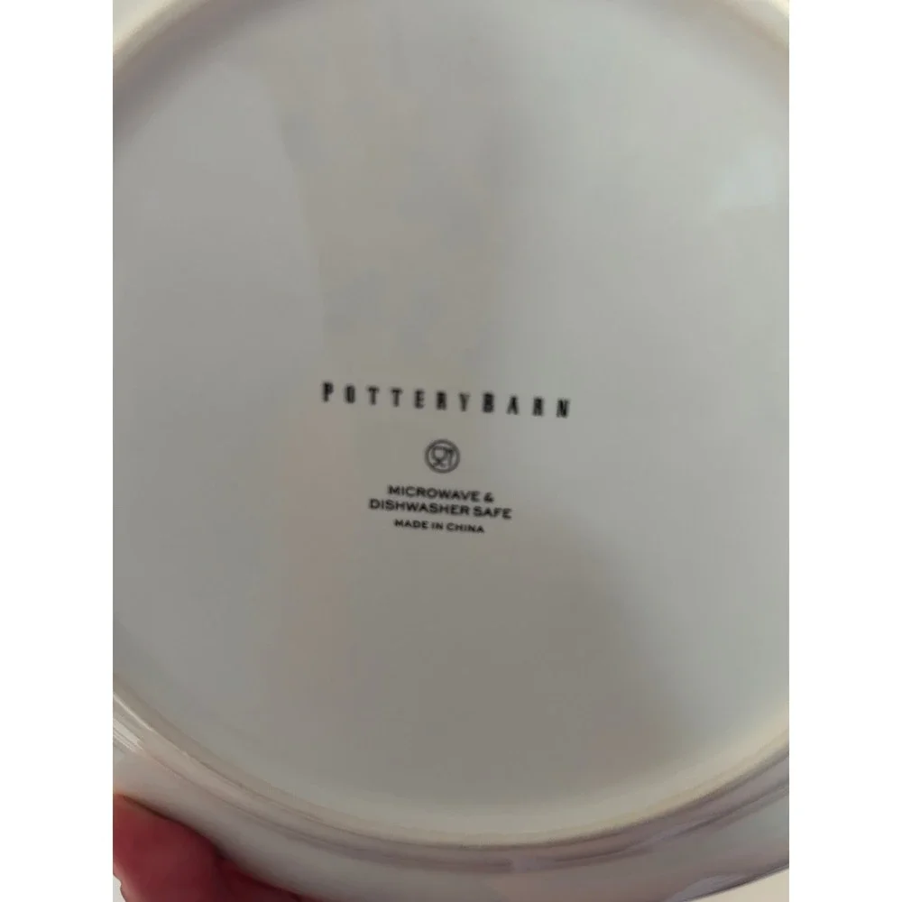 Pottery Barn Botanical Harvest Salad Plates Set of‎ 4 New Turkey Floral 8.75